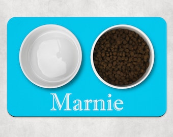 Washable pet mat, Dog Bowl Mat, Personalised Pet Bowl Mat, Customised Bowl Mat, Dog Food Mat, Puppy Bowl Mat, Cat Kitten Mat, Dog lover gift