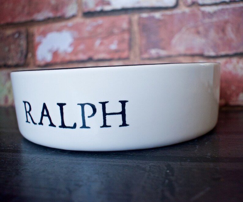 Small Dog Bowl Personalised Dog Bowl Ceramic Dog Bowl Cat Etsy