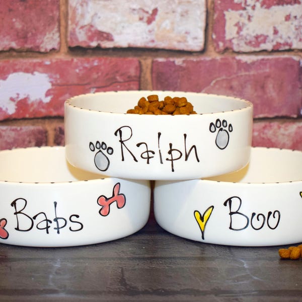 kleiner Keramiknapf, Hundenapf personalisiert, Hundenapf Keramik, Hundefutternapf, Hundenapf, Katzennapf, Katzennapf mit Namen, Katzennapf personalisiert