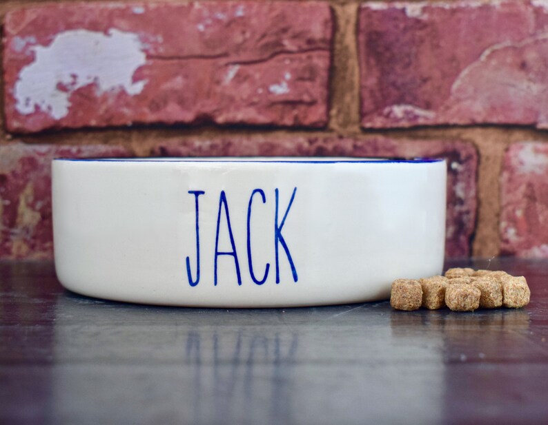 Small Dog Bowl Personalised Dog Bowl Ceramic Dog Bowl Etsy