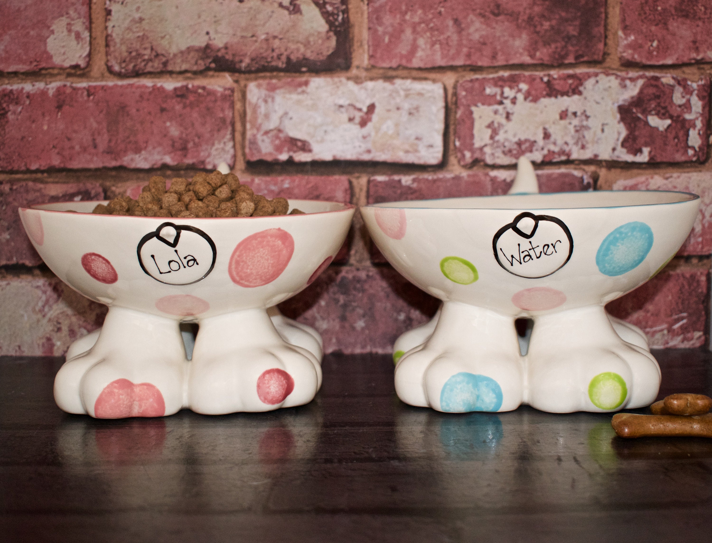 Dog Bowl Elevated Dog Bowl Raised Dog Bowl Personalised Etsy UK