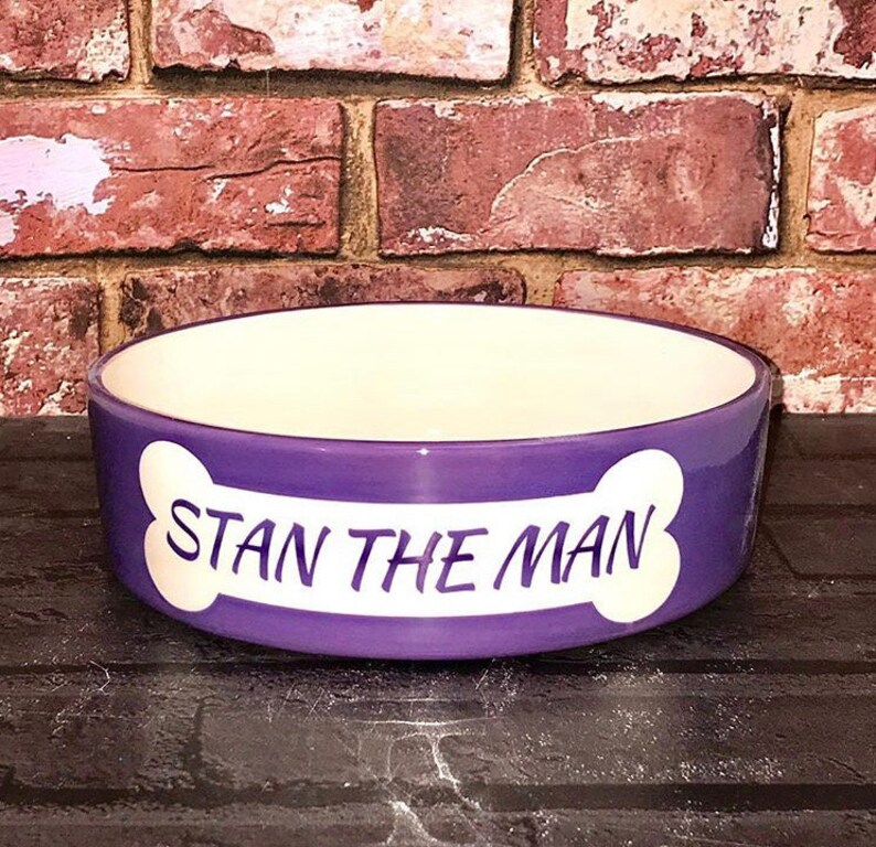 gift small dog bowl personalised dog dish personalised dog bowl dog bowl ceramic dog bowl personalised dog bone bowl dog food bowl