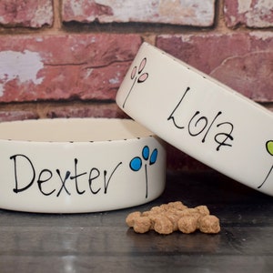 small ceramic bowl, dog bowl personalised, dog bowl ceramic, dog food bowl, dog bowl, cat bowl, cat bowl with name, cat bowl personalised