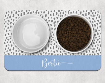 Dog Bowl Mat, Personalised Pet Bowl Mat, Customised Bowl Mat, Dog Food Mat, Puppy Bowl Mat, Cat Kitten Mat,Dog Mat Gift, Dog Lover Gift Mat