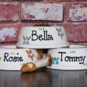 Extra Small slanted bowl, cat bowl, dog bowl, custom dog bowl, personalised cat bowl, cat food dish, dog bowl ceramic, cat gift, rabbit bowl