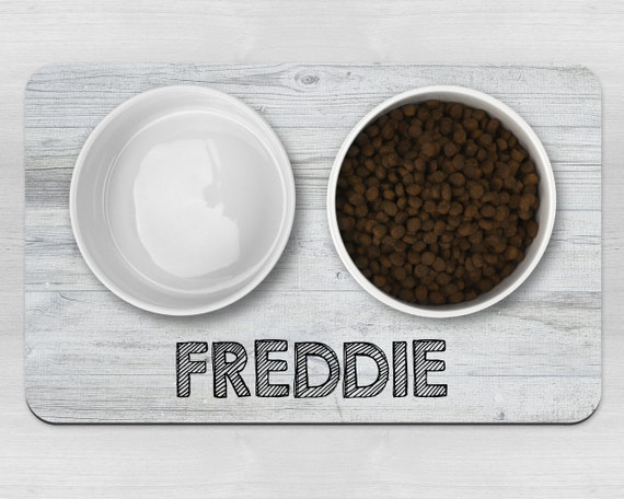 Dog Bowl Mat, Personalised Pet Bowl Mat, Customised Bowl Mat, Dog Food Mat, Puppy Bowl Mat, Cat Kitten Mat,Dog Mat Gift, Dog Lover Gift Mat