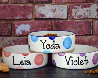 Cat bowl, small bowl, dog bowl ceramic, dog food bowl, dog bowl, personalised dog bowl, cat bowl with name, cat bowl personalised, cat dish
