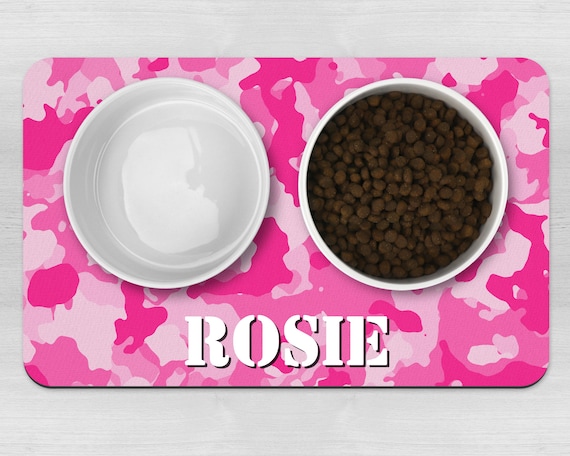 Dog Bowl Mat, Personalised Pet Bowl Mat, Customised Bowl Mat, Dog