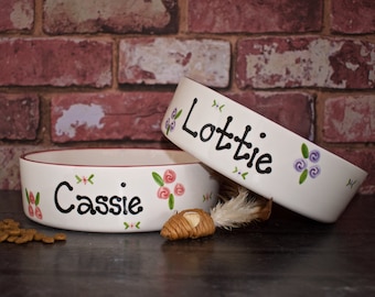 small bowl, dog food bowl, cat bowl, cat bowl with name, cat bowl personalised, dog bowl, dog bowl personalised, dog bowl ceramic, cat dish