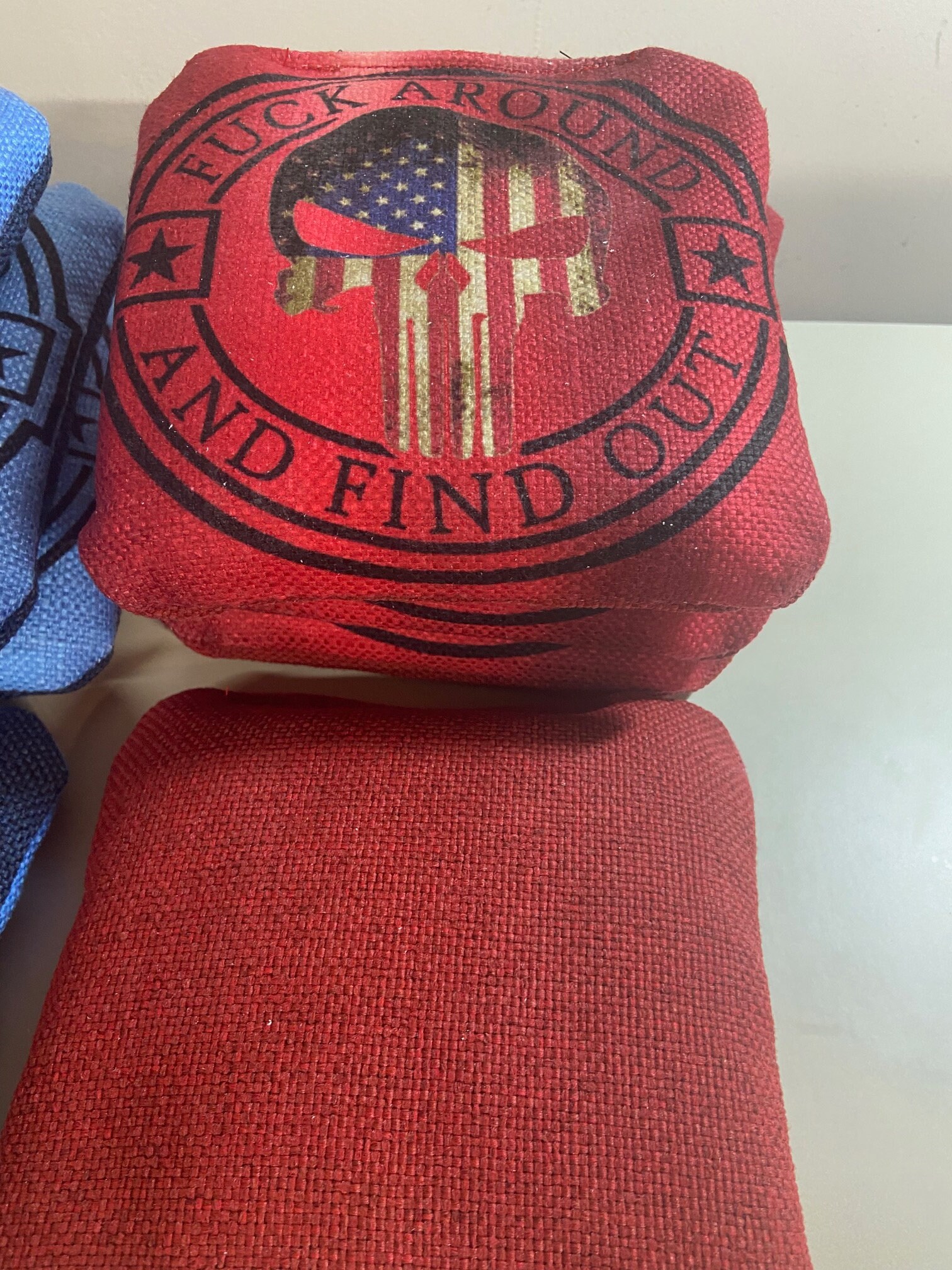 FAFO American Flag Skull Pro Bags Stick N Slide Set of 8 Etsy