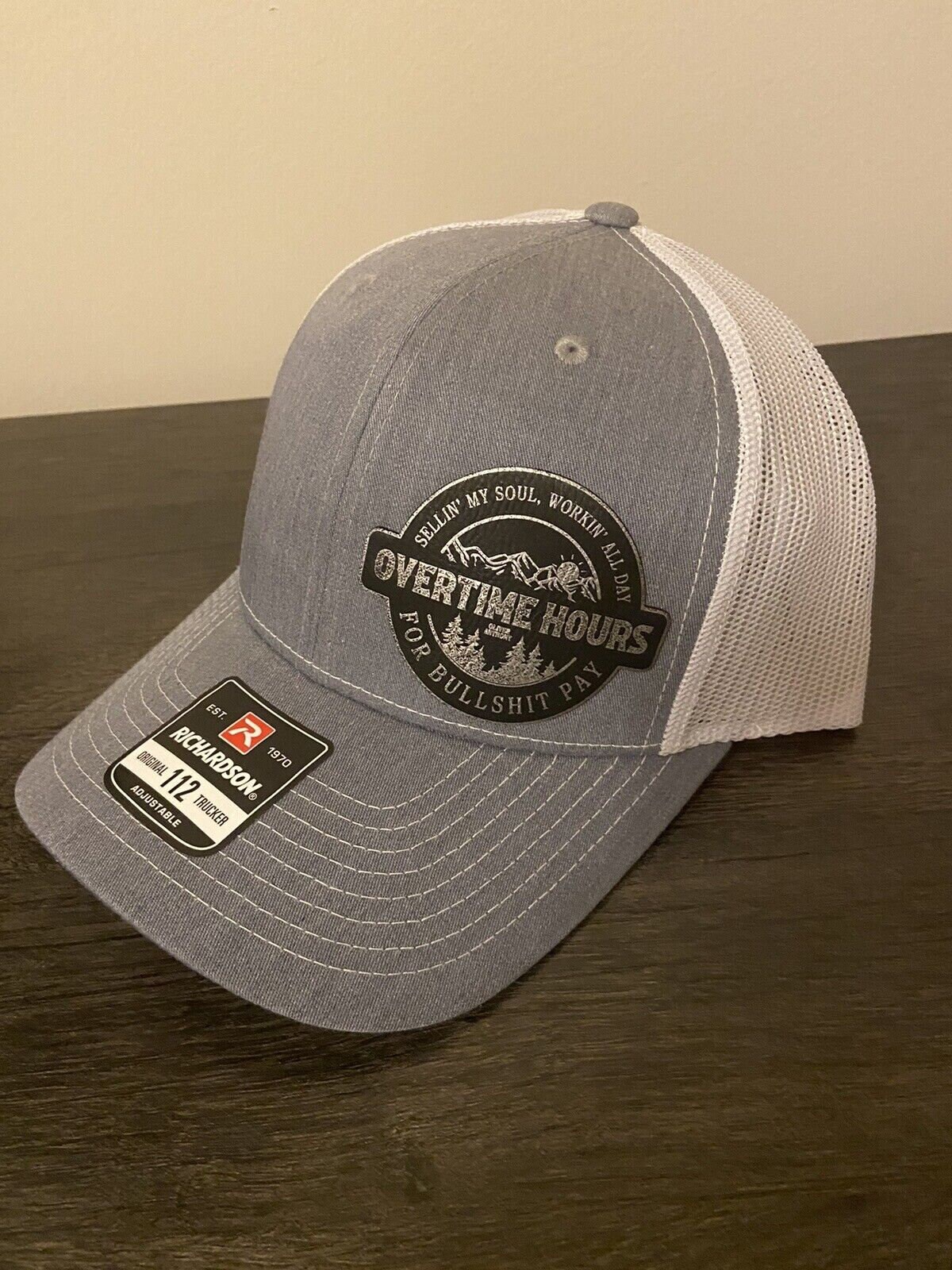 Overtime Hours For BS Pay sellin my soul workin all day overtime hours Hat Cap Bullshit Pay Hat - Etsy main image 2