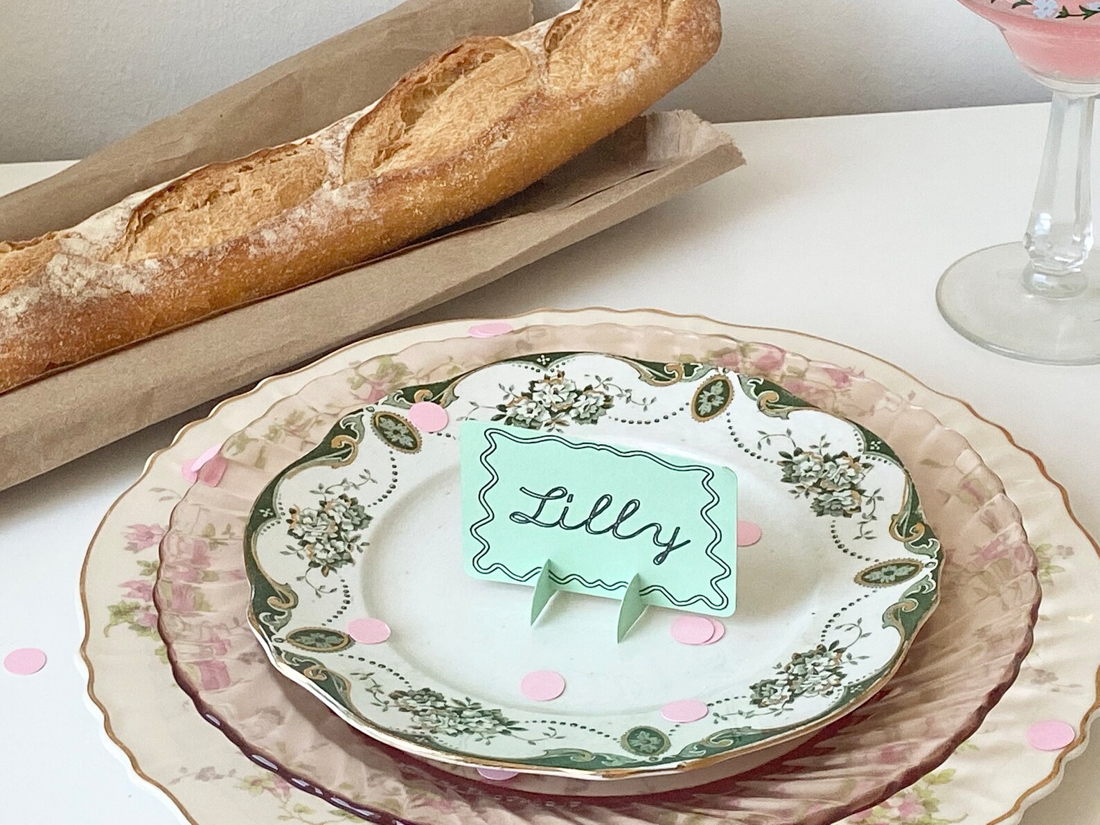 PRINTED Customizable Place Cards for Weddings Parties - Etsy