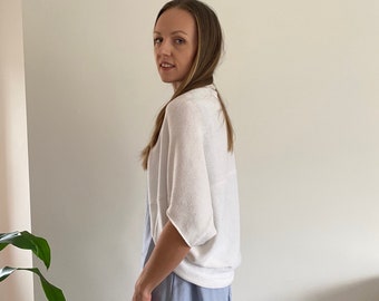 Wedding bolero, Cocoon cardigan, Cashmere cardigan, Lounge wear, Open front cardigan, Yoga jacket, cashmere wedding shrug, bridesmaid bolero