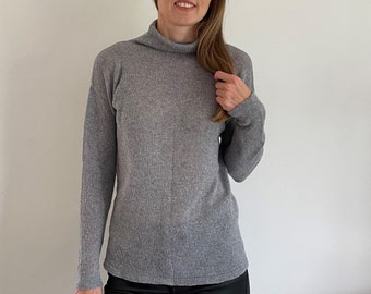 Lightweight cashmere pullover, thin cashmere sweater, womans pullover, womans sweater, turtle neck pullover, thin sweater, cashmere jumper