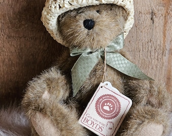 Boyds Bears Ashlyn Labearsley Hut Bär Vintage 90er Jahre