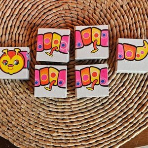 Vintage 1970&#39;s Crazy Caterpillar Board Game, Vintage Board Game, Matching Game, Vintage Toys
