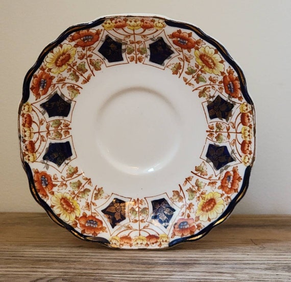 Myott Son & Co Derbytone #7808 Teacup and Saucer - Vintage