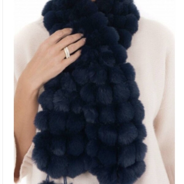Rex Rabbit Pom Pom Scarf main image 1