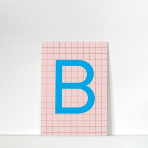 Buchstabenkärtchen »B« // DIN A7