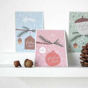 Postkartenset »Frohes Fest«