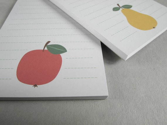 Witziger Birnen-Notizblock – Büro-Gadget Zum Selbstbasteln, Ca. 9x9 Cm