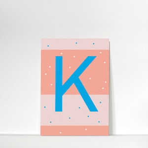 Buchstabenkärtchen »K« // DIN A7