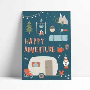 Postkarte »Happy Adventure«