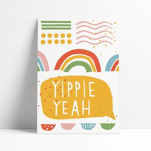Postkarte »Yippie Yeah«