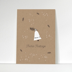 Carte postale « Joyeux jour de fête » - Clochette