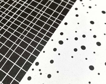 Carta da regalo/carta decorativa »bianco&nero«