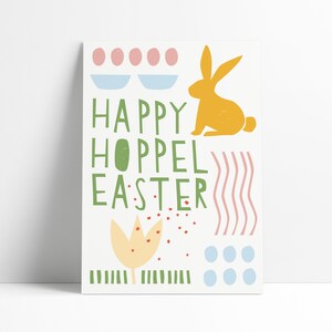 Postkarte »Happy Hoppel Easter«