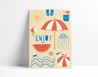 Postcard "Enjoy"