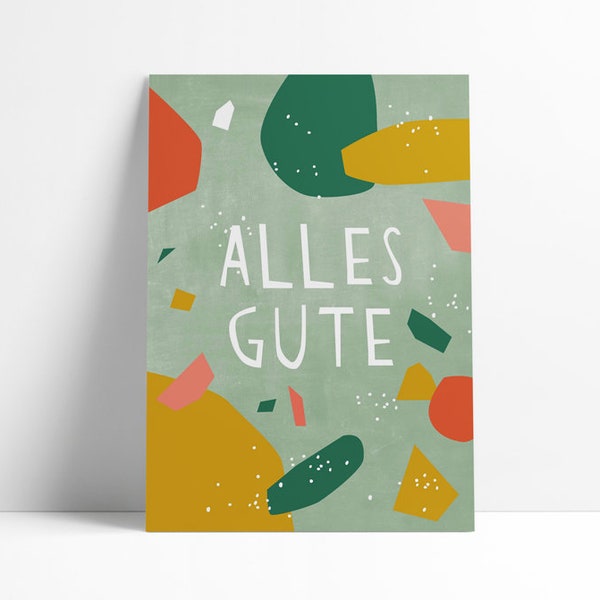 Postkarte »Alles Gute«