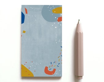 Notepad small / blue / 7 x 12.5 cm