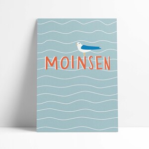 Postkarte »Moinsen«