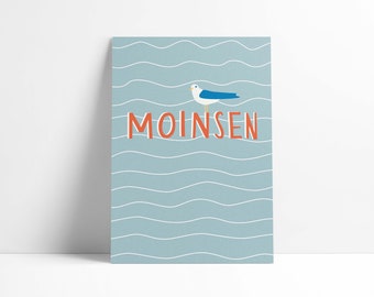 Postkarte »Moinsen«