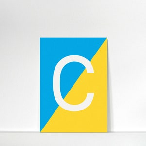 Buchstabenkärtchen »C« // DIN A7
