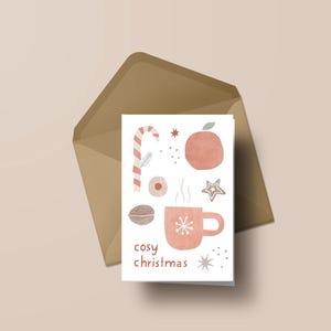 Süße Mini-Klappkarte Weihnacht – Cosy Christmas