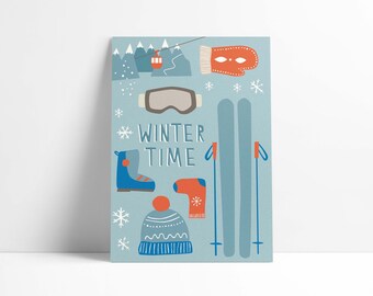 Postkarte »Wintertime«