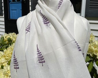 Purple Lupine Scarf