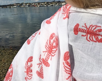 Cotton Lobster Scarf
