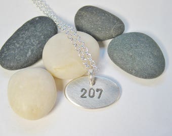 Area Code Pendant