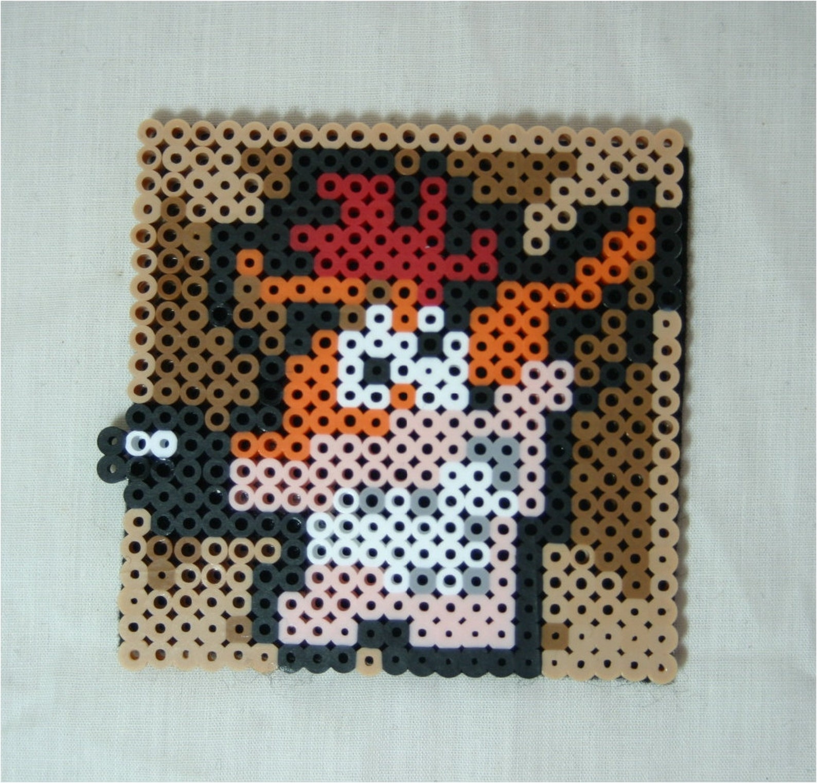 Crash Bandicoot Perler Coasters Set of 4 Etsy
