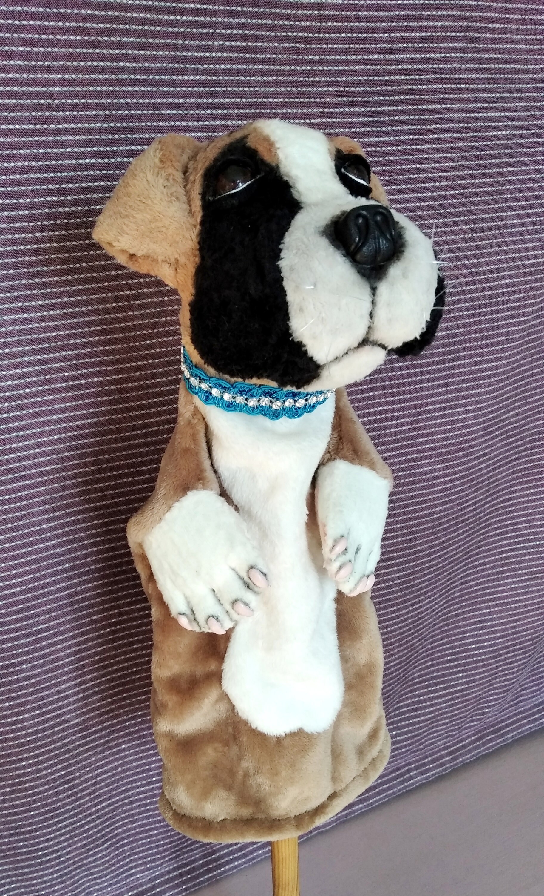 boxer hand puppet