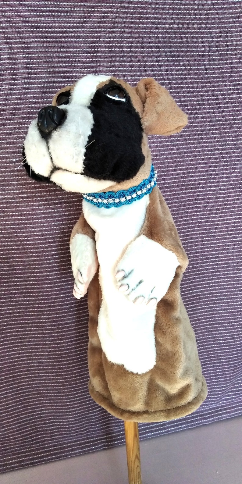 Puppet Hand Puppetglove Puppet Dog Boxer Young Boxer Etsy