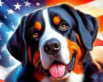 Greater Swiss Mountain Dog Garden Flags