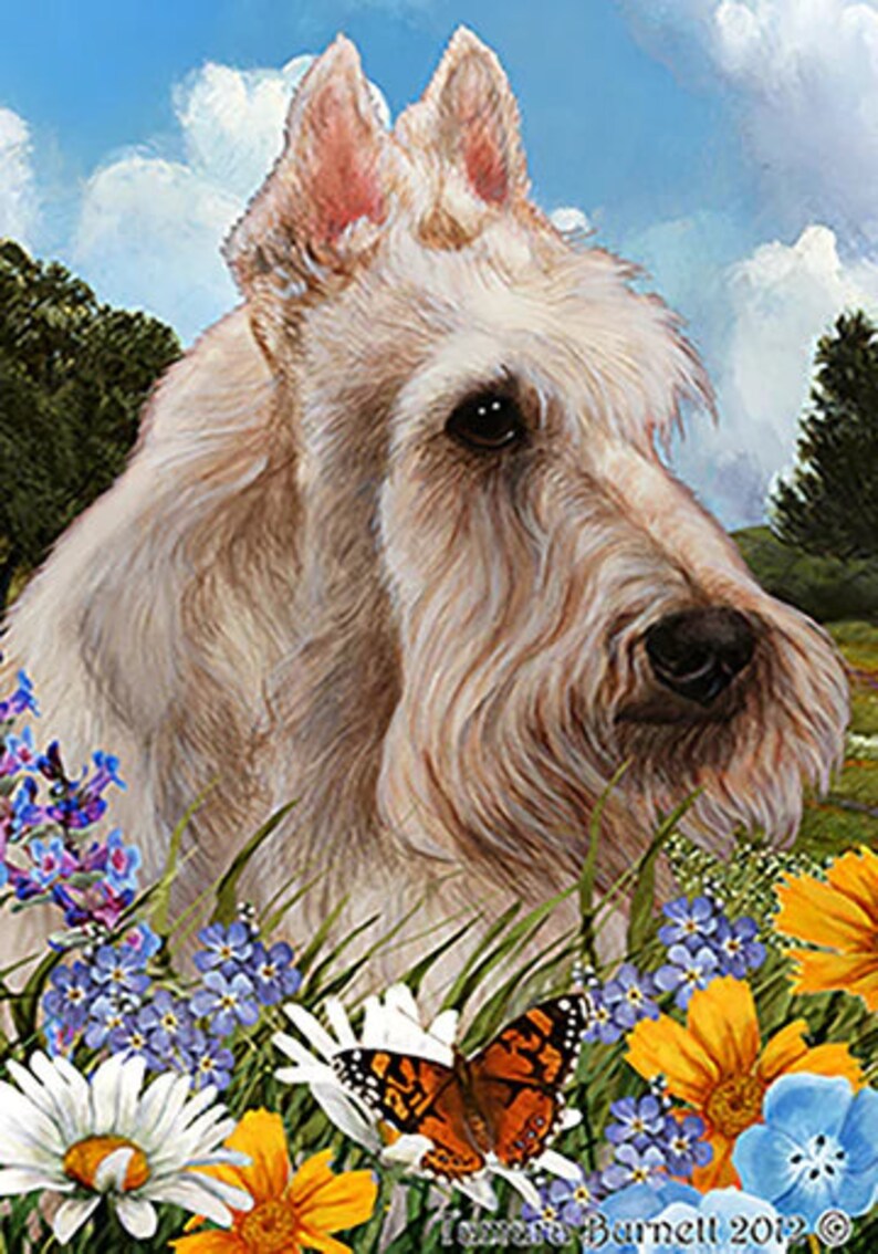 Scottish Terrier Garden Flags Etsy