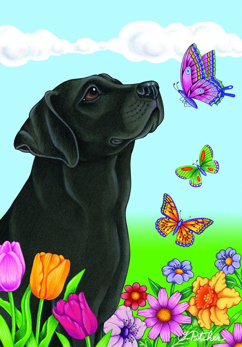 Labrador Retriever House Flags Etsy