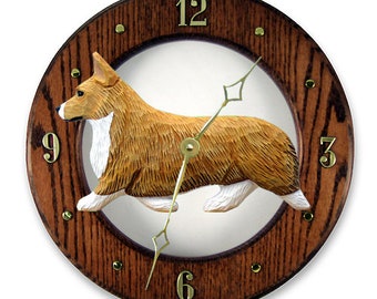 Corgi Pendulum Clock Corgi Clock Pembroke Corgi Gift for Corgi Lovers ...