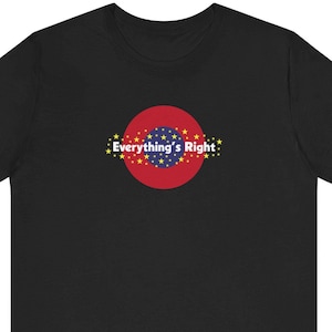 Phish Lot Shirt Everything&#39;s Right Song Tee Lyric Unisex Short Sleeve Concert Tour Tee Dry Goods Shirt